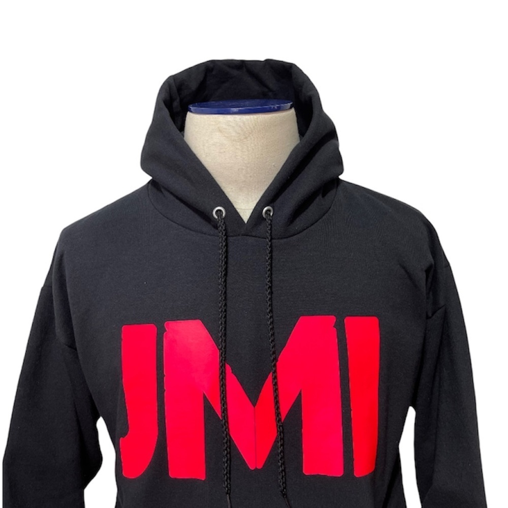 Hanes comfort blend black hooded sweatshirt L